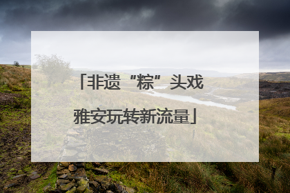 非遗“粽”头戏 雅安玩转新流量