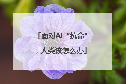 面对AI“抗命”，人类该怎么办