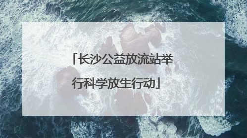 长沙公益放流站举行科学放生行动