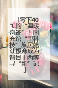零下40℃的“温暖奇迹”！南充馆“黑科技”旅居舱让极寒成为背景丨西博寻“新”记