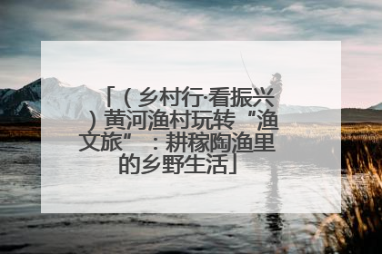 （乡村行·看振兴）黄河渔村玩转“渔文旅”：耕稼陶渔里的乡野生活
