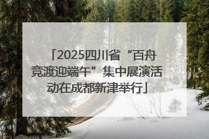 2025四川省“百舟竞渡迎端午”集中展演活动在成都新津举行