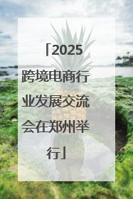 2025跨境电商行业发展交流会在郑州举行